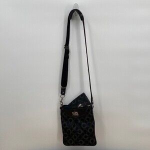 Coach Womens Signature Collection Adjustable Strap Sling Bag Crossbody & Wallet